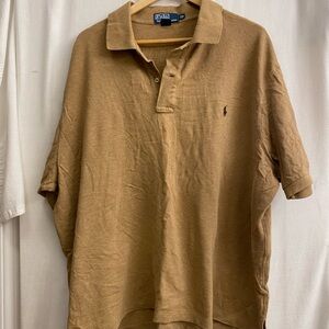 Polo by Ralph Lauren Men's Brown Polo Shirt